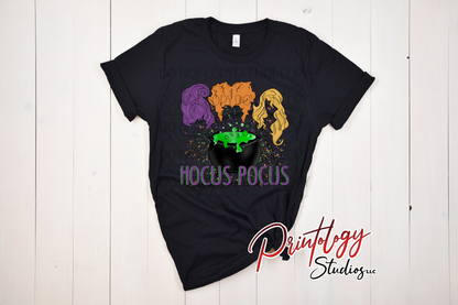 HP & Chill DTF Transfer – Witches & Cauldron Halloween Design