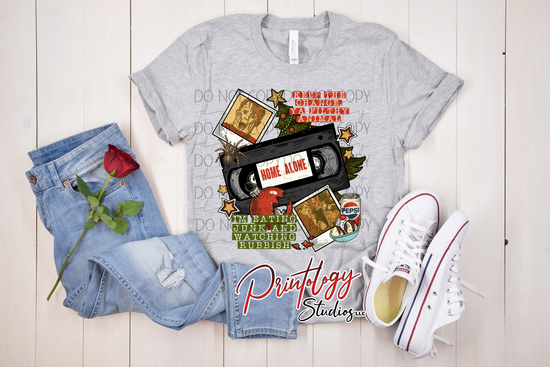 Christmas Movie DTF Transfer