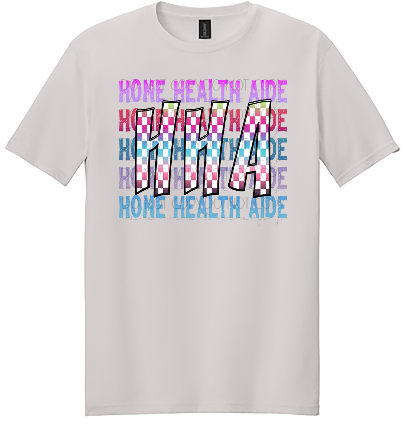 Colorful Home Health Aide Shirt