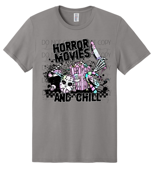 Horror Movies and Chill Graphic Tee