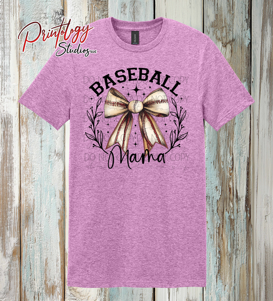 Baseball Mama Bow Shirt