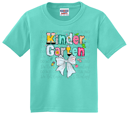 Youth Kindergarten Back to School Tee