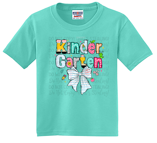 Youth Kindergarten Back to School Tee