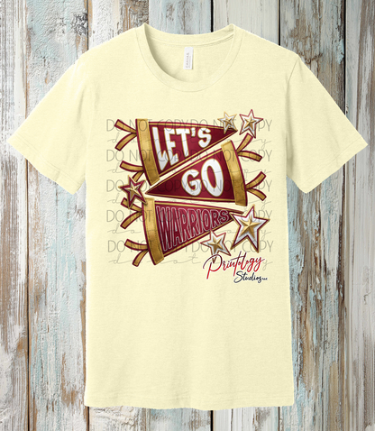 Let’s Go Warriors Spirit Tee