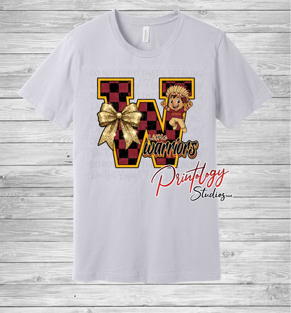 Little Warriors "W" With Boy