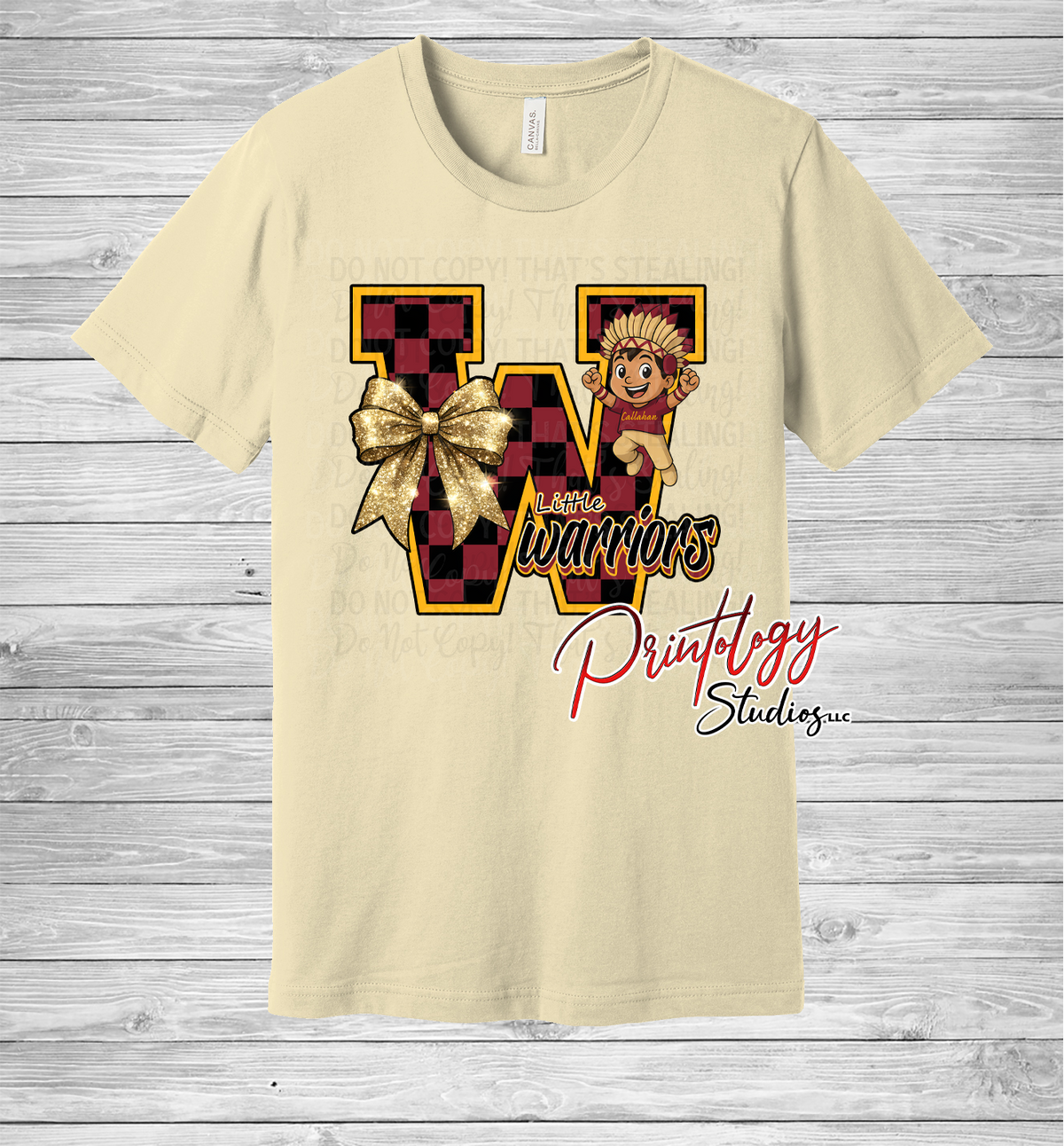 Little Warriors "W" With Boy