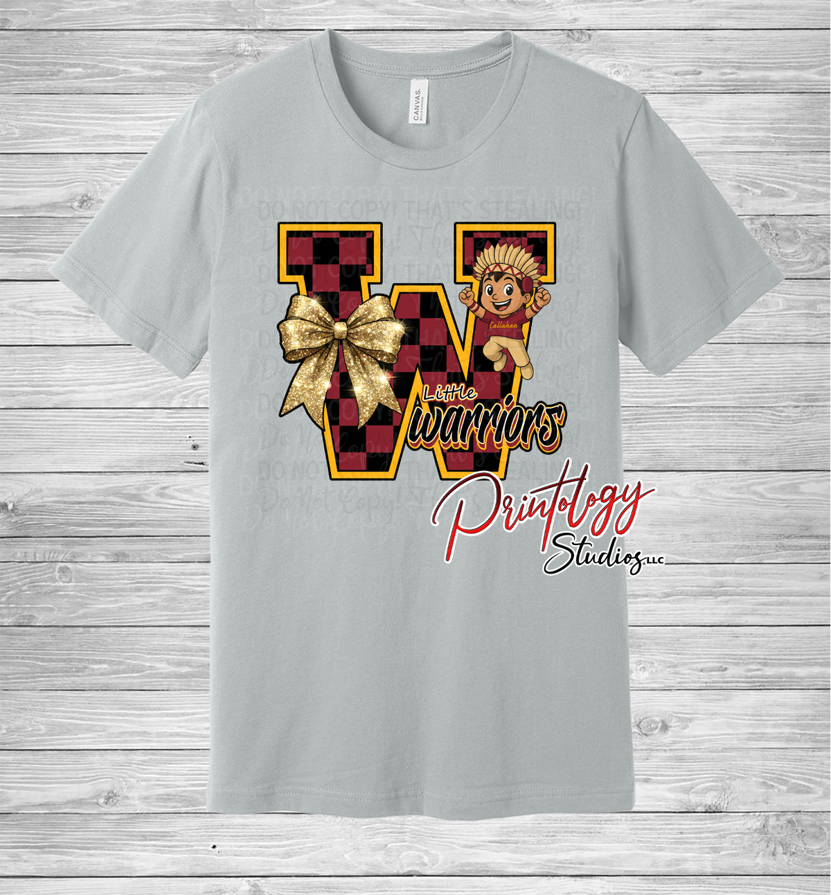 Little Warriors "W" With Boy