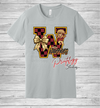 Little Warriors "W" With Boy