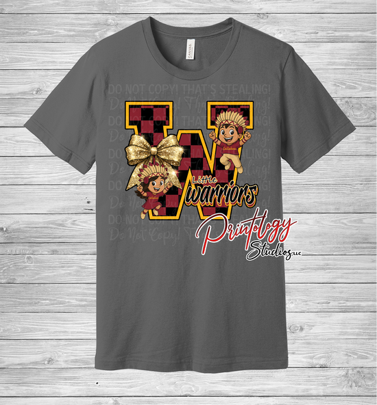 Little Warriors "W" With Boy & Girl