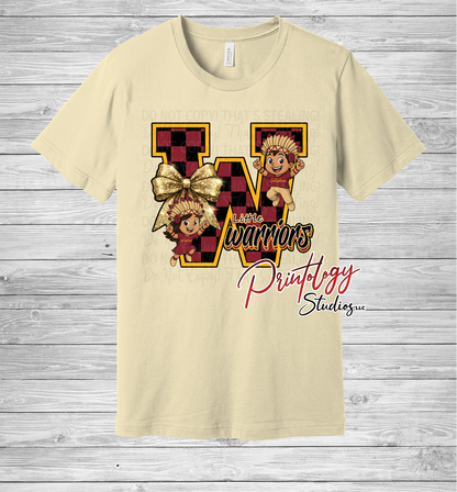 Little Warriors "W" With Boy & Girl