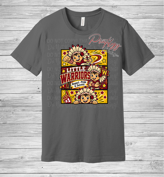 Callahan Little Warriors With Boy Comic Style Tee - CES