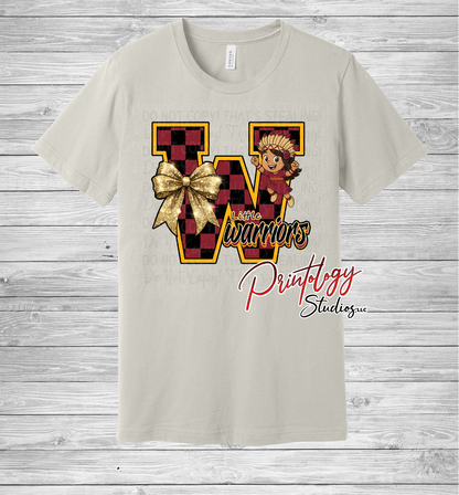Little Warriors "W" With Girl