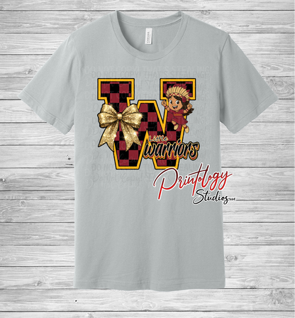 Little Warriors "W" With Girl