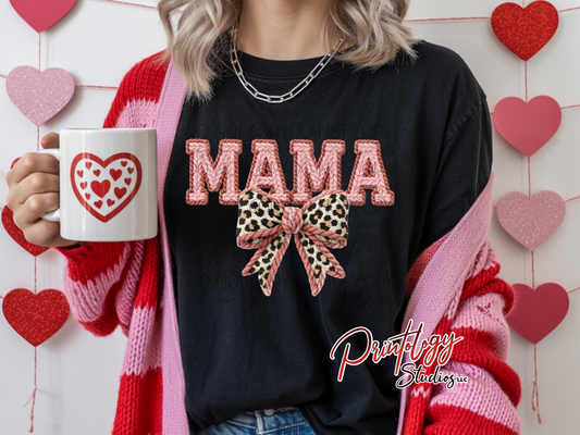 MAMA Coquette Bow – DTF Transfer