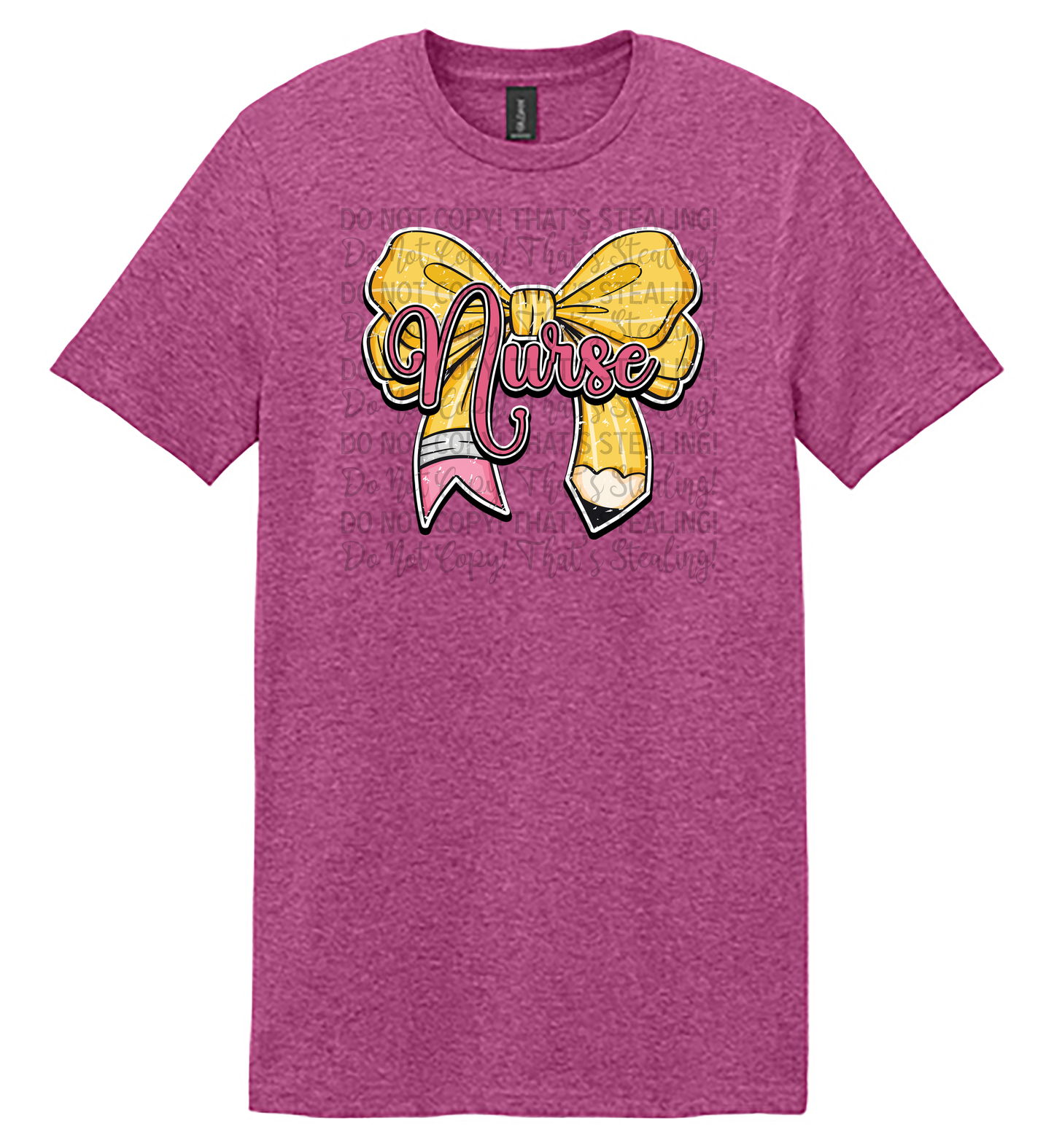 Pencil Nurse Bow Graphic Tee