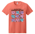 “Our Crew Loves Caring for You” – Healthcare Team Heart Design