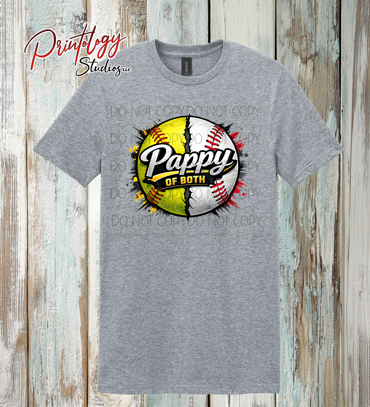 Pappy of Both Baseball & Softball Shirt