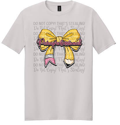 Paraprofessional Bow Tee