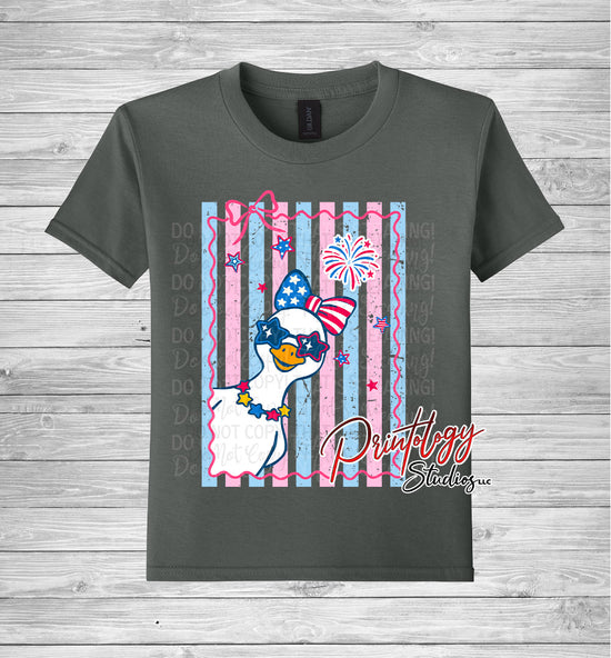 Youth Patriotic Goose Shirt