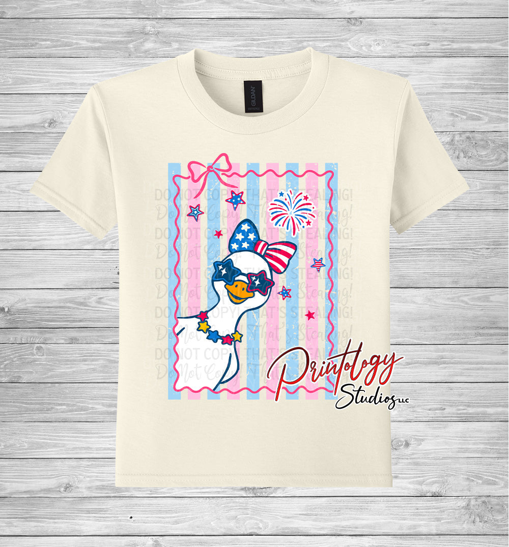 Youth Patriotic Goose Shirt