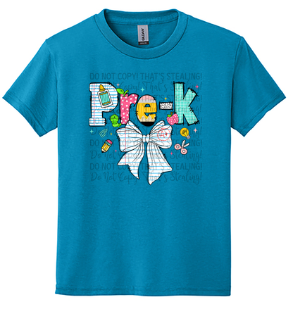 Youth Size Tee - Pre K Design