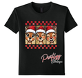 Youth Preppy Reindeer Christmas Tee