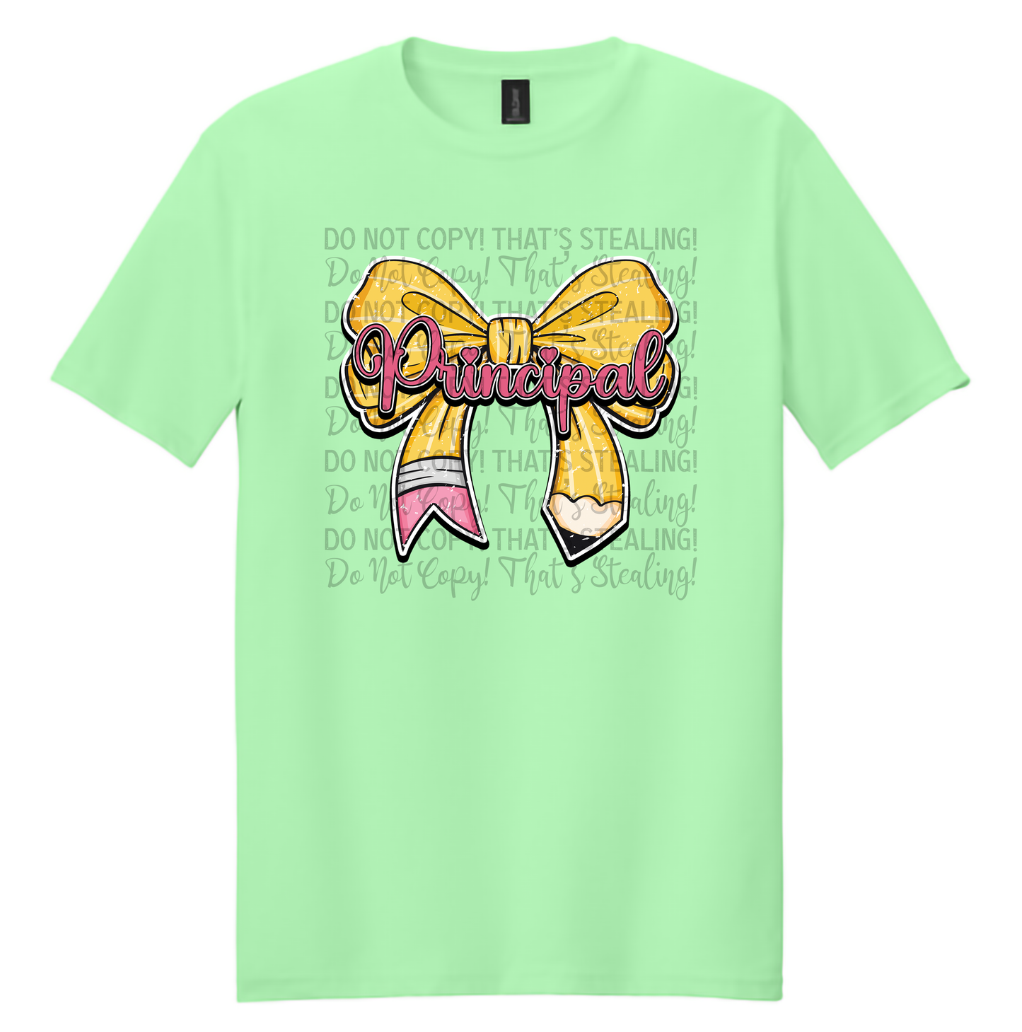 Principal Pencil Bow T-Shirt
