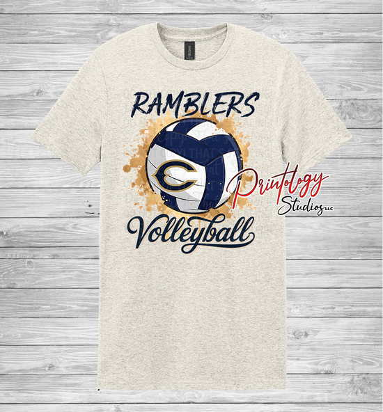 Ramblers Volleyball Splatter