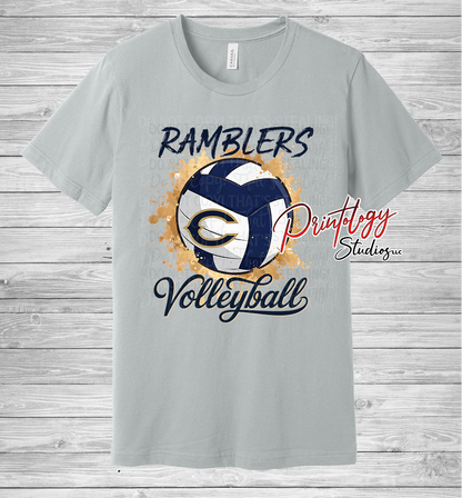 Ramblers Volleyball Splatter
