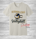 Ramblers Volleyball With Logo