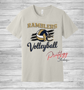 Ramblers Volleyball With Logo