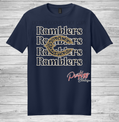 Ramblers Repeating Leopard Print Tee