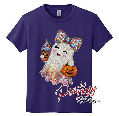 Youth Ghost Halloween Shirt