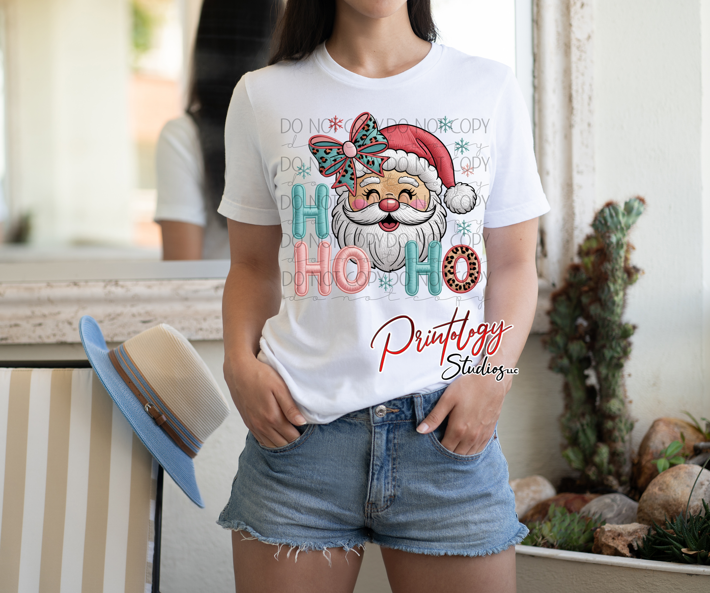“Ho Ho Ho” Santa – Christmas DTF Transfer