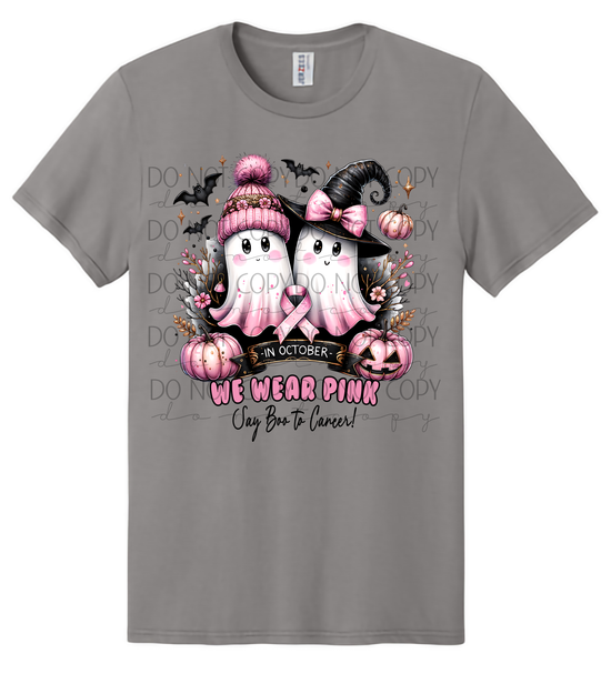Pink Ribbon Ghosts Tee