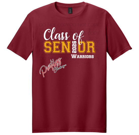 Class of 2027 Senior Warriors T-Shirt