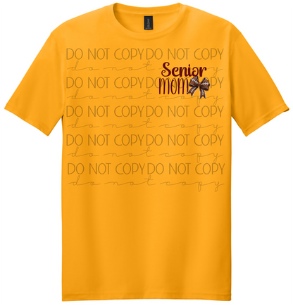 Senior Football Mom Shirt – Class of 2026 Quarterback Spirit Tee 🏈