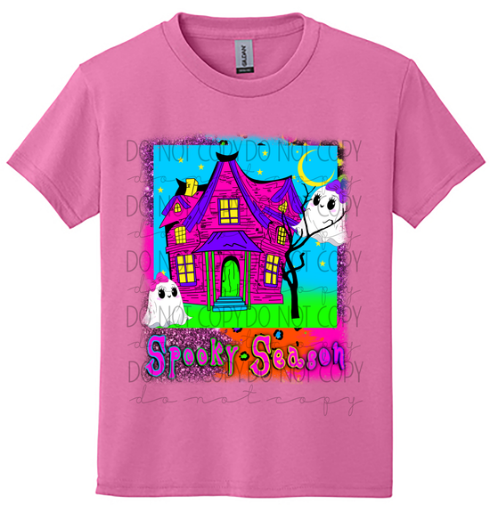 Youth Spooky Season T-Shirt – Cute & Colorful Halloween Tee