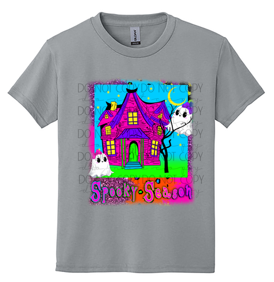 Youth Spooky Season T-Shirt – Cute & Colorful Halloween Tee