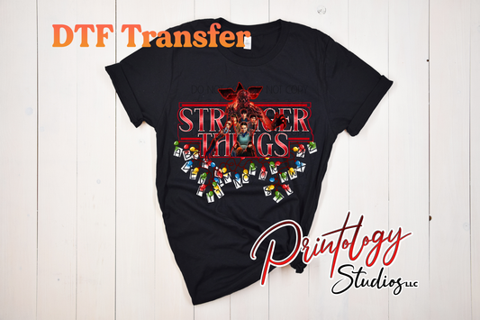 Retro Horror-Inspired DTF Transfer