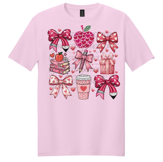 Teacher Valentine Coquette Shirt