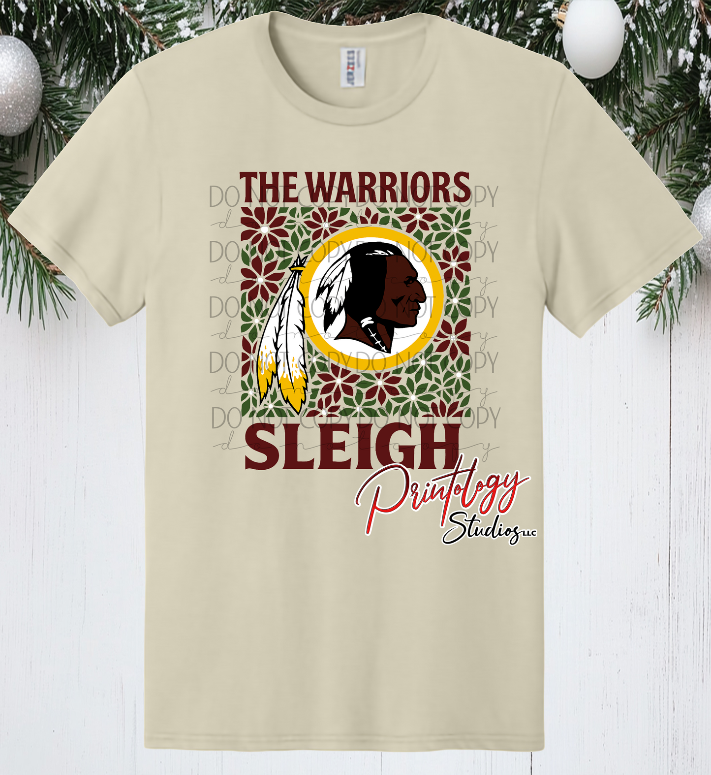 The Warriors Sleigh – Holiday Spirit Tee