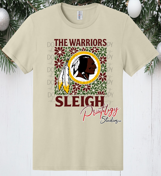 The Warriors Sleigh – Holiday Spirit Tee