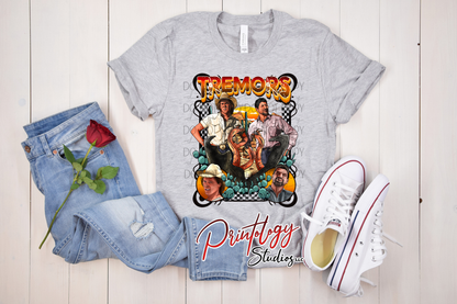 Val & Earl DTF Transfer – Retro Monster Movie Design