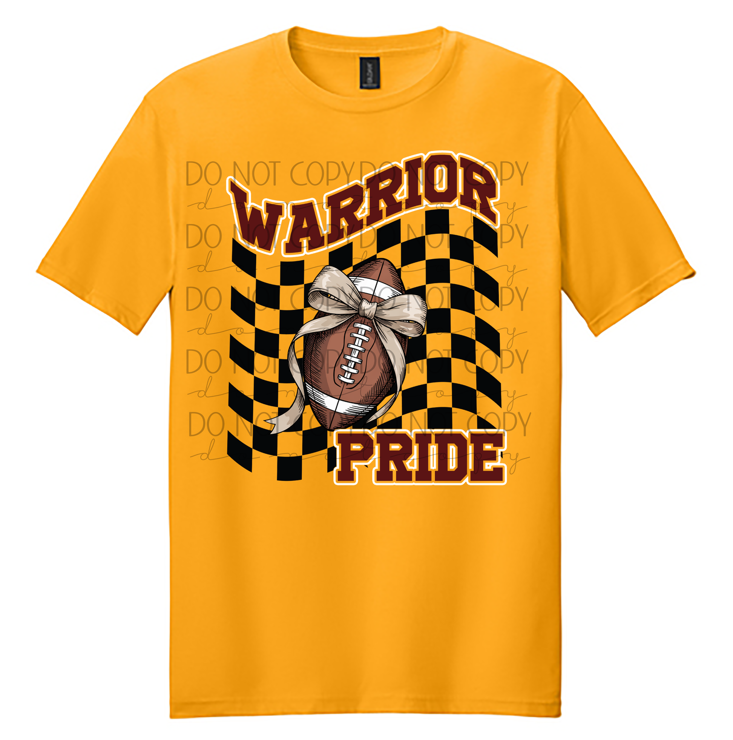 Warrior Pride Football Tee 🏈 | Callahan Warriors Spirit Shirt