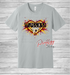Warriors Splatter Heart Tee