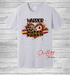 Warriors Splatter Heart & Stripes Cheer Tee