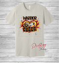 Warriors Splatter Heart Cheer Tee