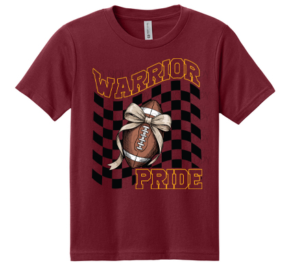 Warrior Pride Football Tee 🏈
