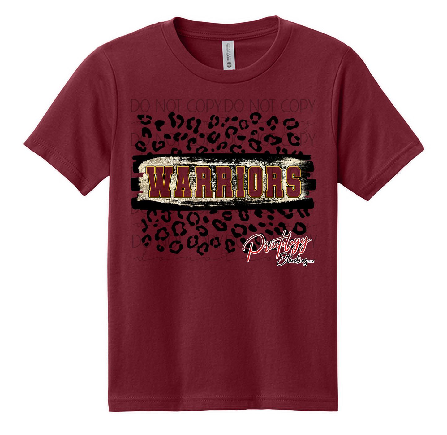 Youth Warriors Leopard Print Tee